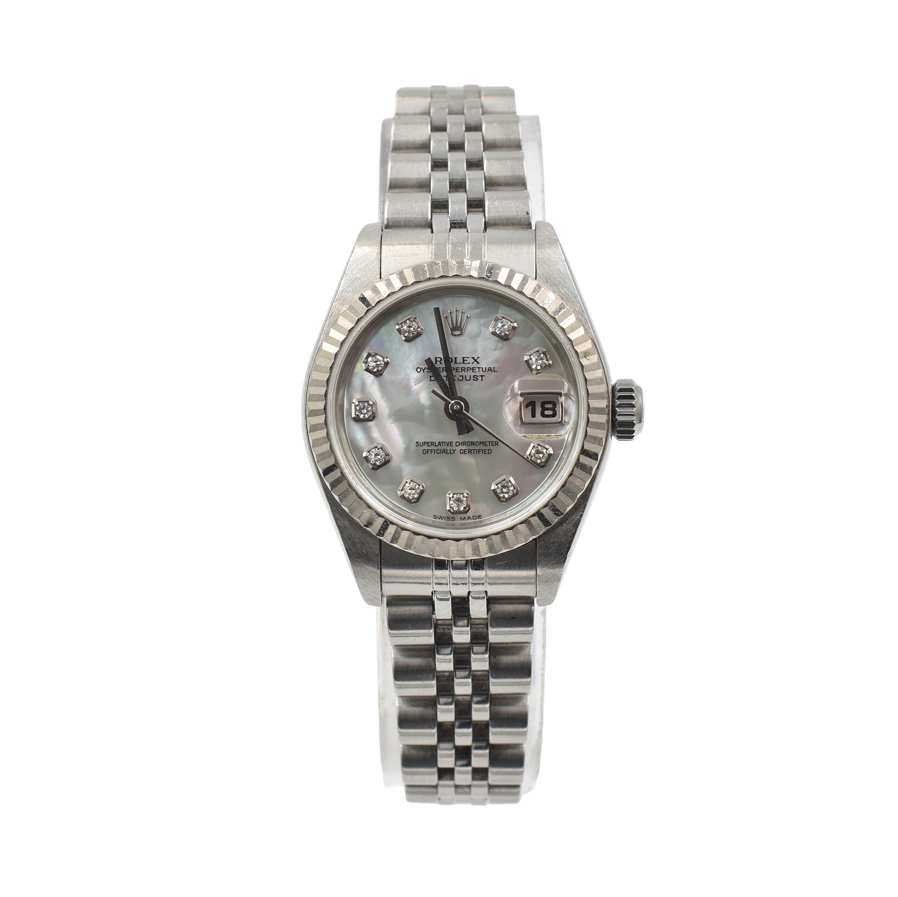 シルバーブレス Rolex Lady-Datejust 79166 Silver Silver 2001 Japan | Dealer