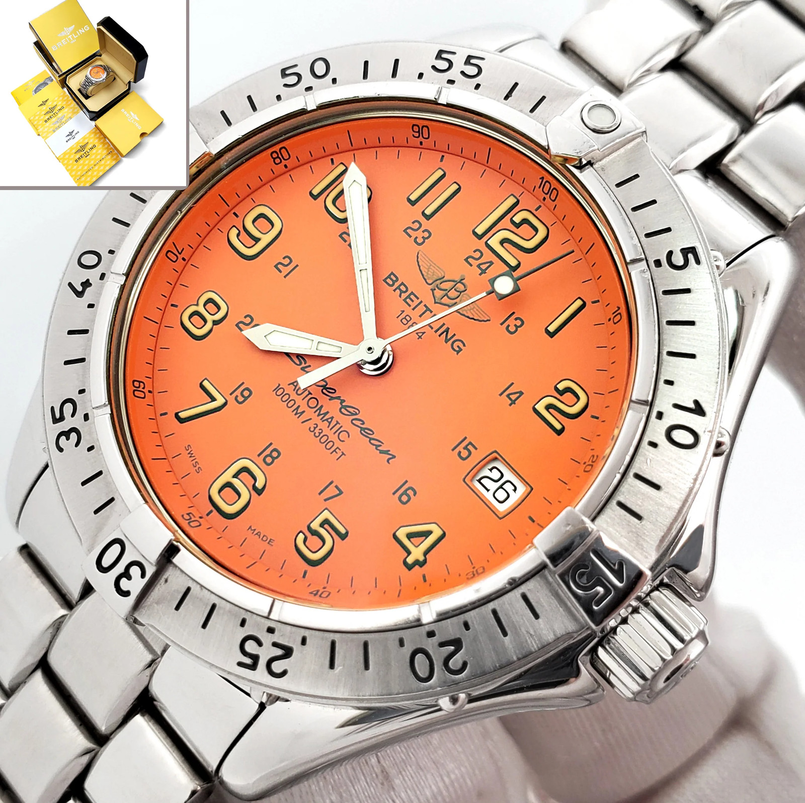 Breitling Superocean A17340 Stainless steel Black 2002 | Dealer
