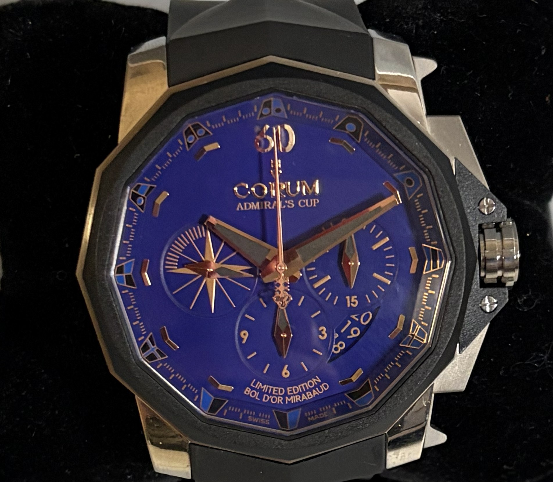 Corum Admiral's Cup 39.610.31 Stainless steel and 18k yellow gold