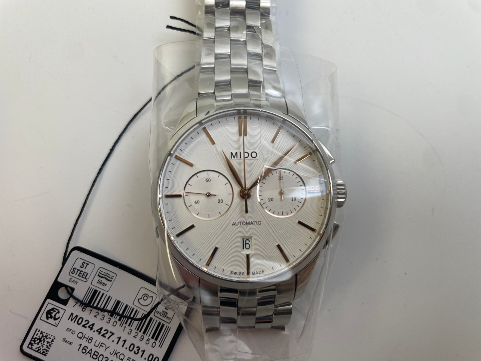 Mido Belluna M024.427.11.031.00 Stainless steel Silver | Dealer