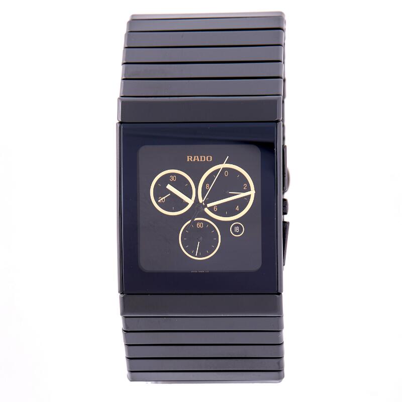 Rado Diastar 963.0419.3 Yellow gold and Stainless steel Black