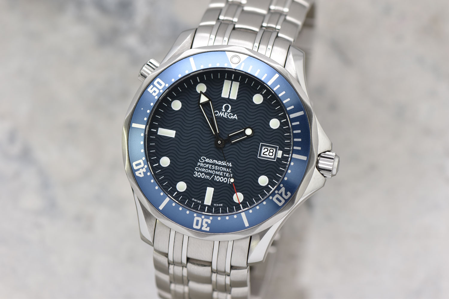 J*0様 OMEGA Seamaster Professional 300m Omega Seamaster Diver 300M 168.1623 Titanium Blue 1999 | Watches