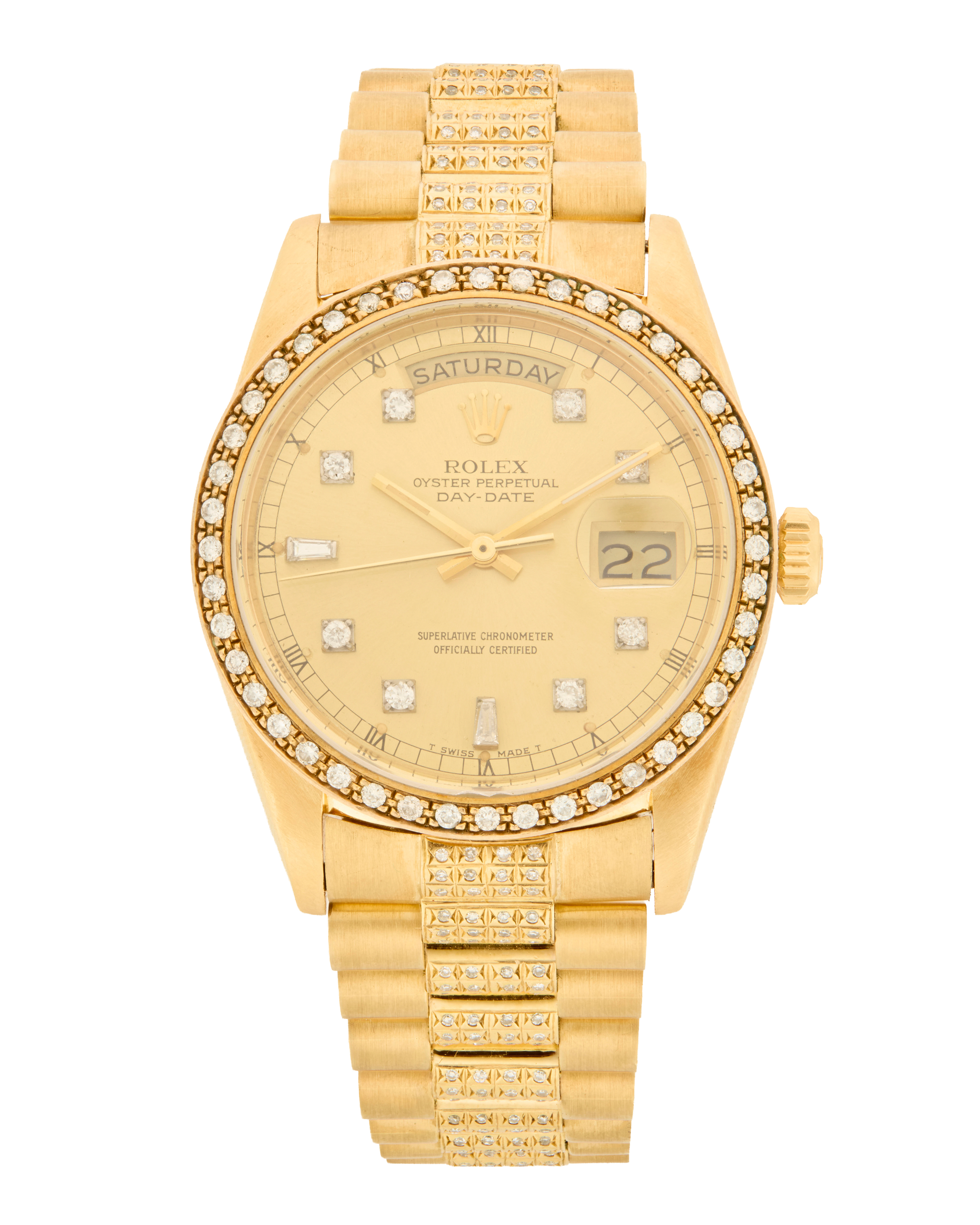 Rolex Day-Date 118138 18k yellow gold Copper Switzerland | Auction