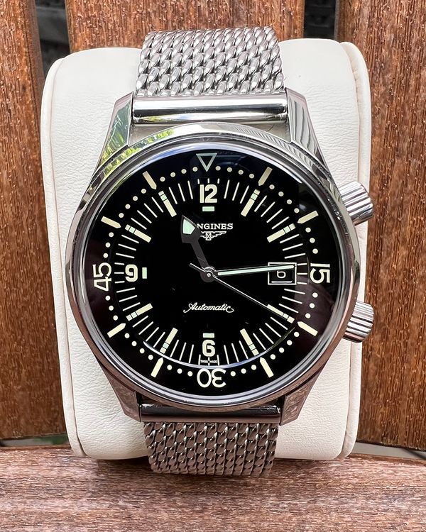 Longines Heritage L7.022.4.11.1 Stainless steel White 2012
