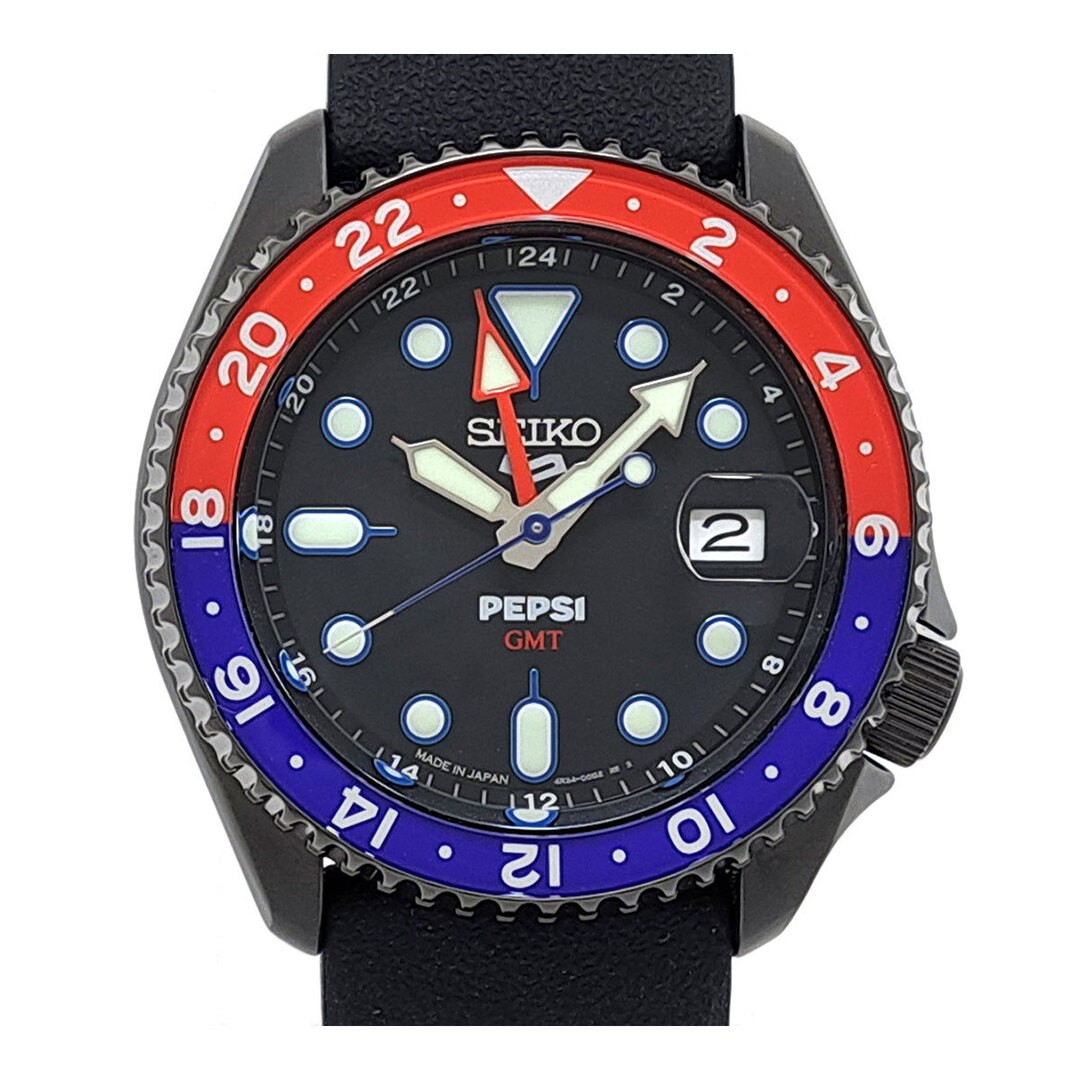 Seiko 5 Sports 7S36-0070 Stainless steel Black 1997 | Making Waves
