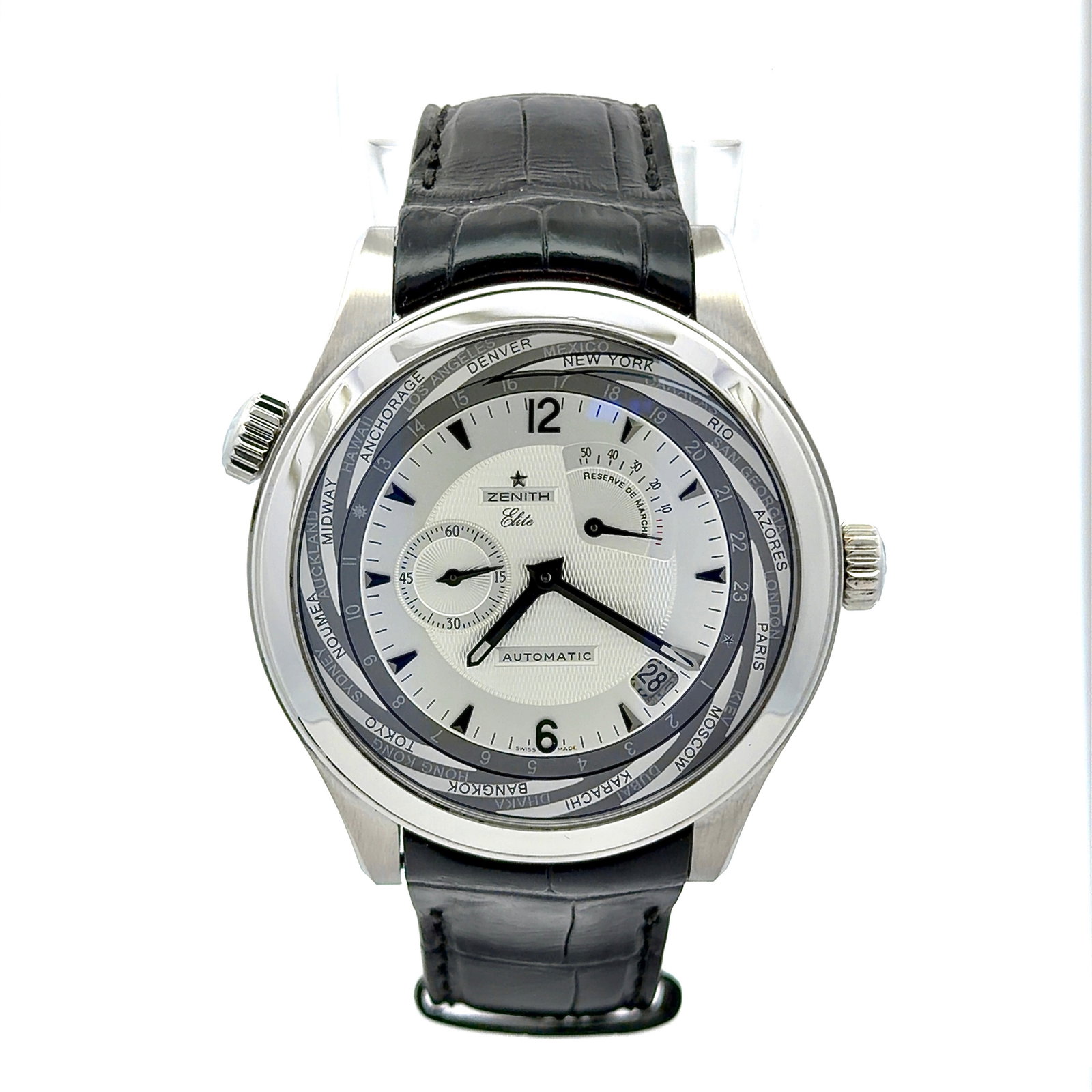 Zenith Elite 17.0040.680 Rose gold Silver 2010 | OLD AND MODERN