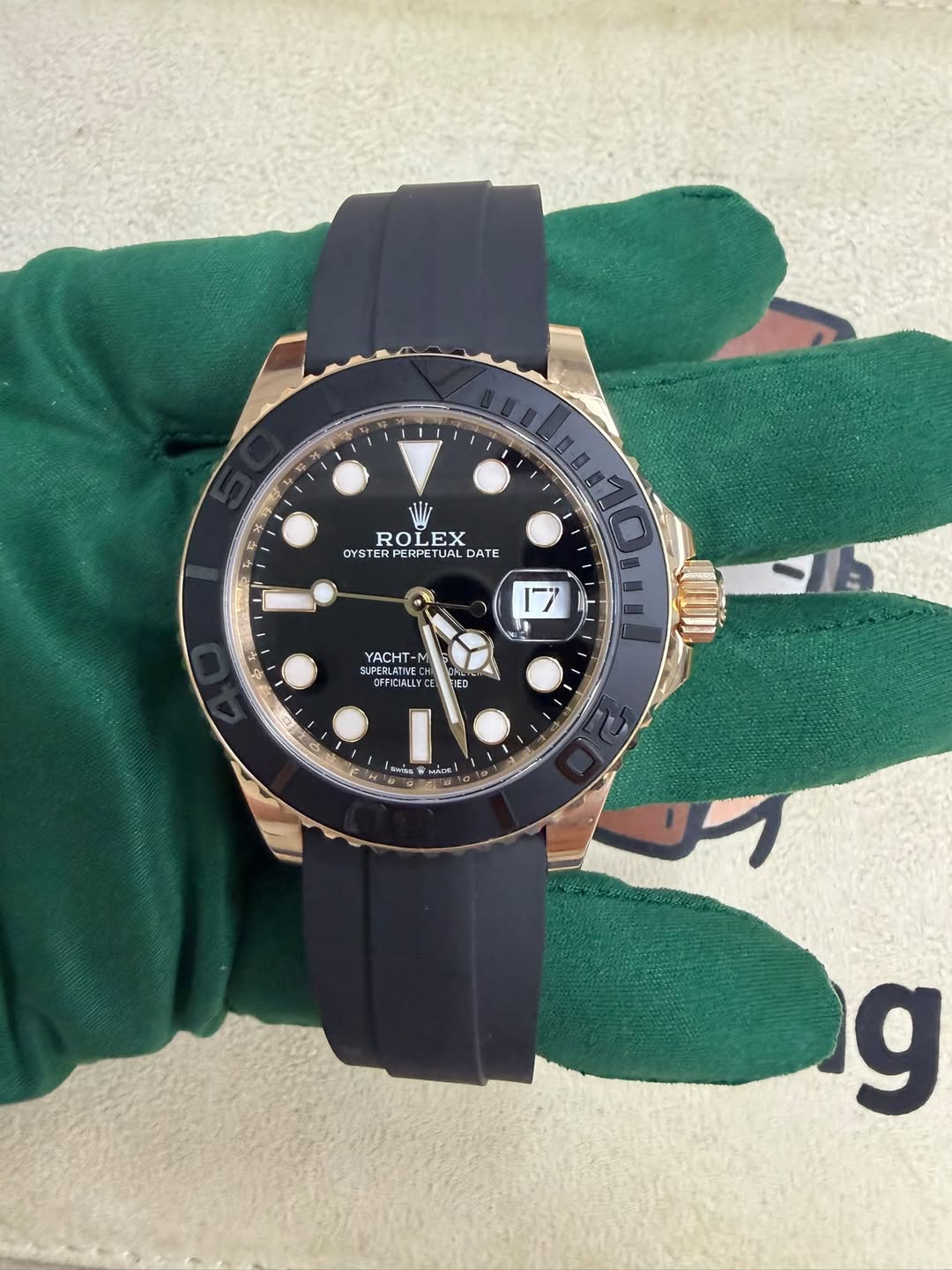 Rolex Yacht-Master 228658 Yellow gold Black 2022 | Dealer | EveryWatch