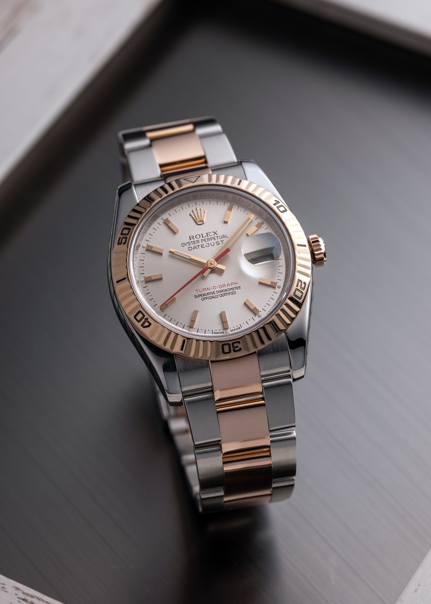 メロページ Rolex Datejust Turn-O-Graph 116261 Stainless steel Silver 2005