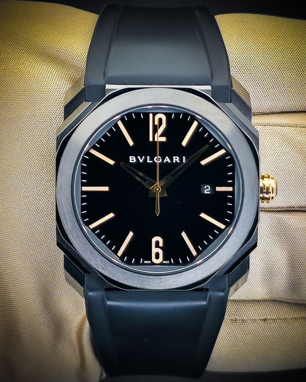 BVLGARI Diagono Chrono SCB38G 18k yellow gold Black United States
