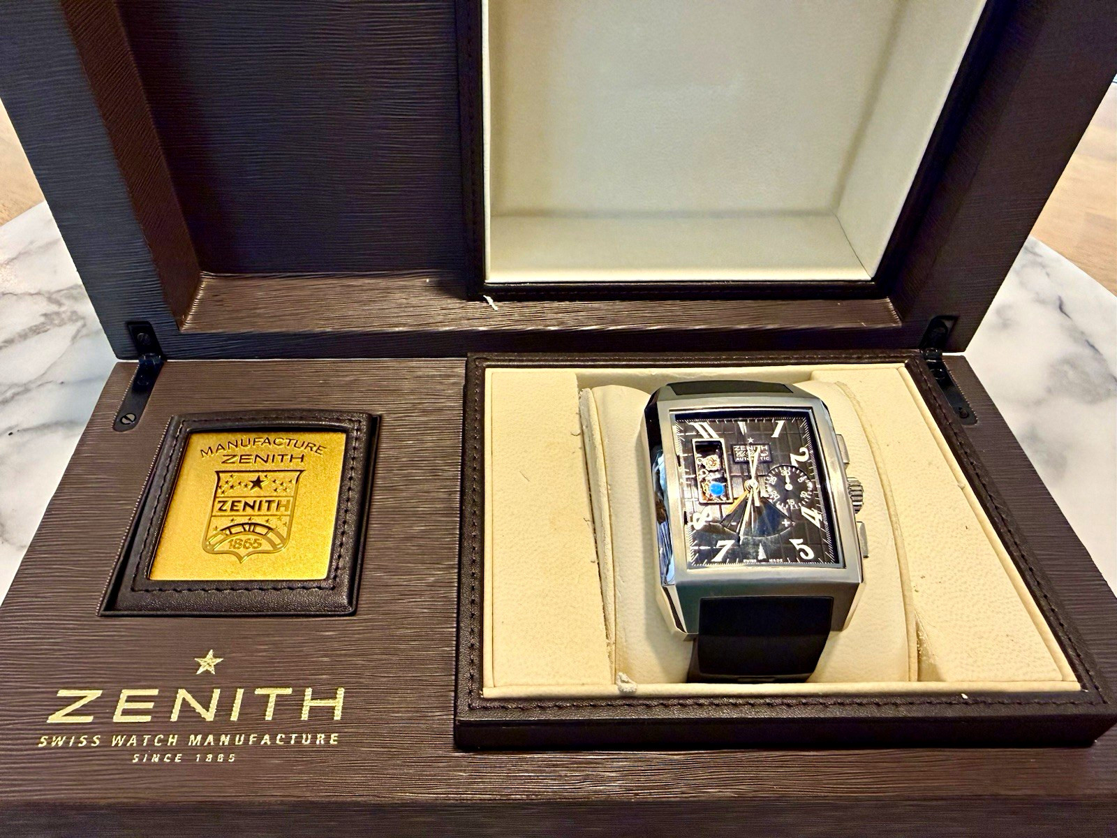 Zenith Port Royal 03.0550.4021/77.R512 Stainless steel Black