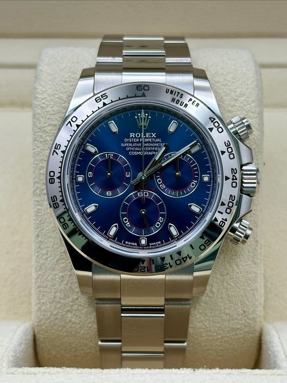 Rolex Daytona 116529 White gold Blue 2010 | Dealer | EveryWatch