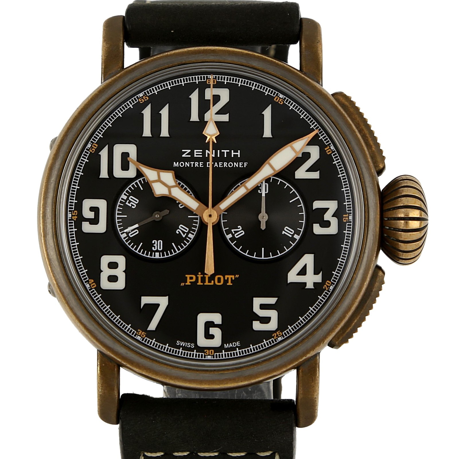 時代 ブロンズ 在銘 Zenith Pilot 29.2430.4069/21.C800 Bronze Black 2017 | Dealer