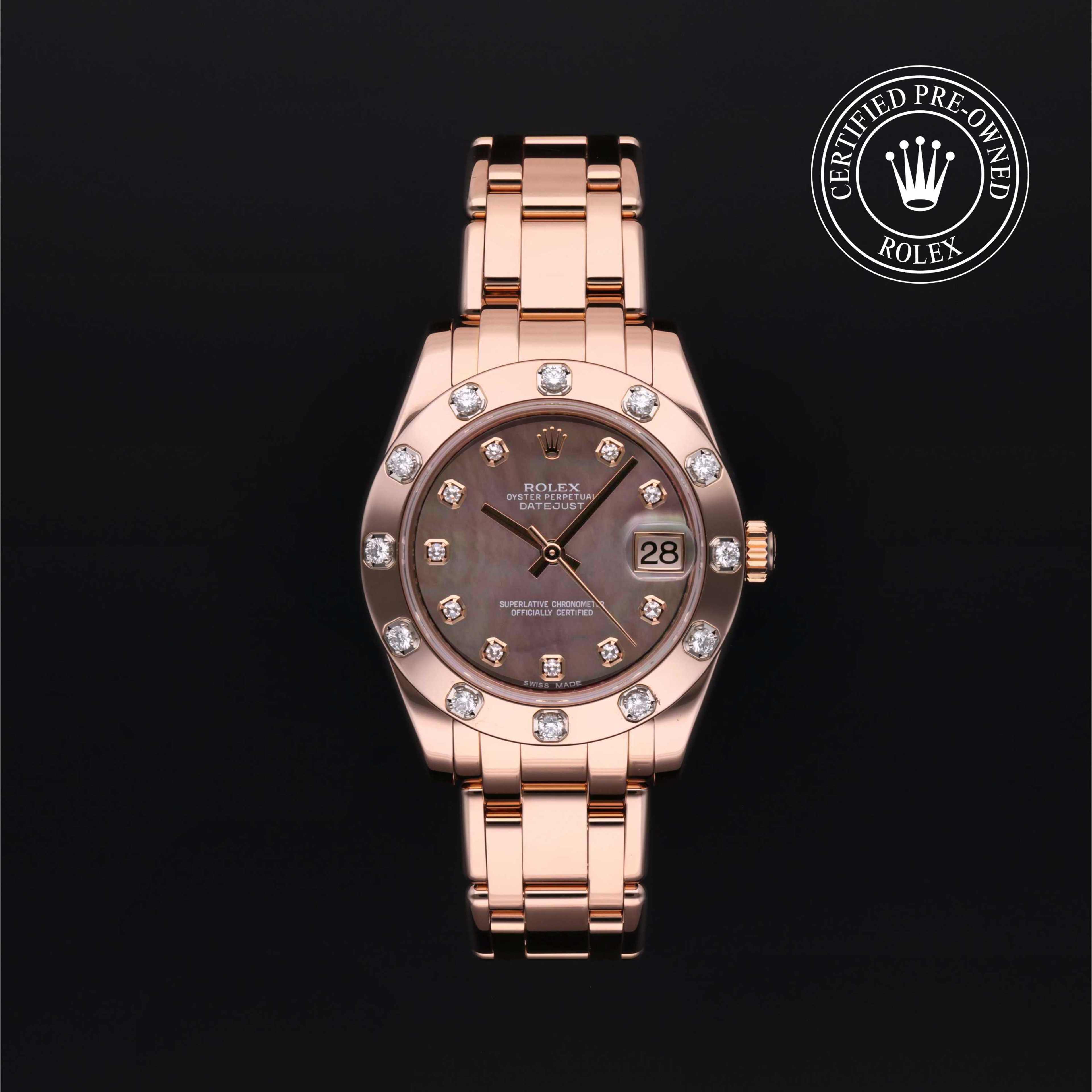 Rolex Pearlmaster 69329 White gold and Yellow gold Champagne 1990