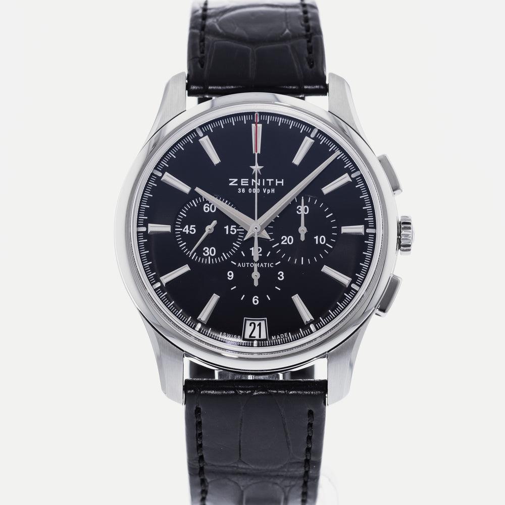 Zenith El Primero Captain 03.2110.400 42mm Stainless steel Black-1