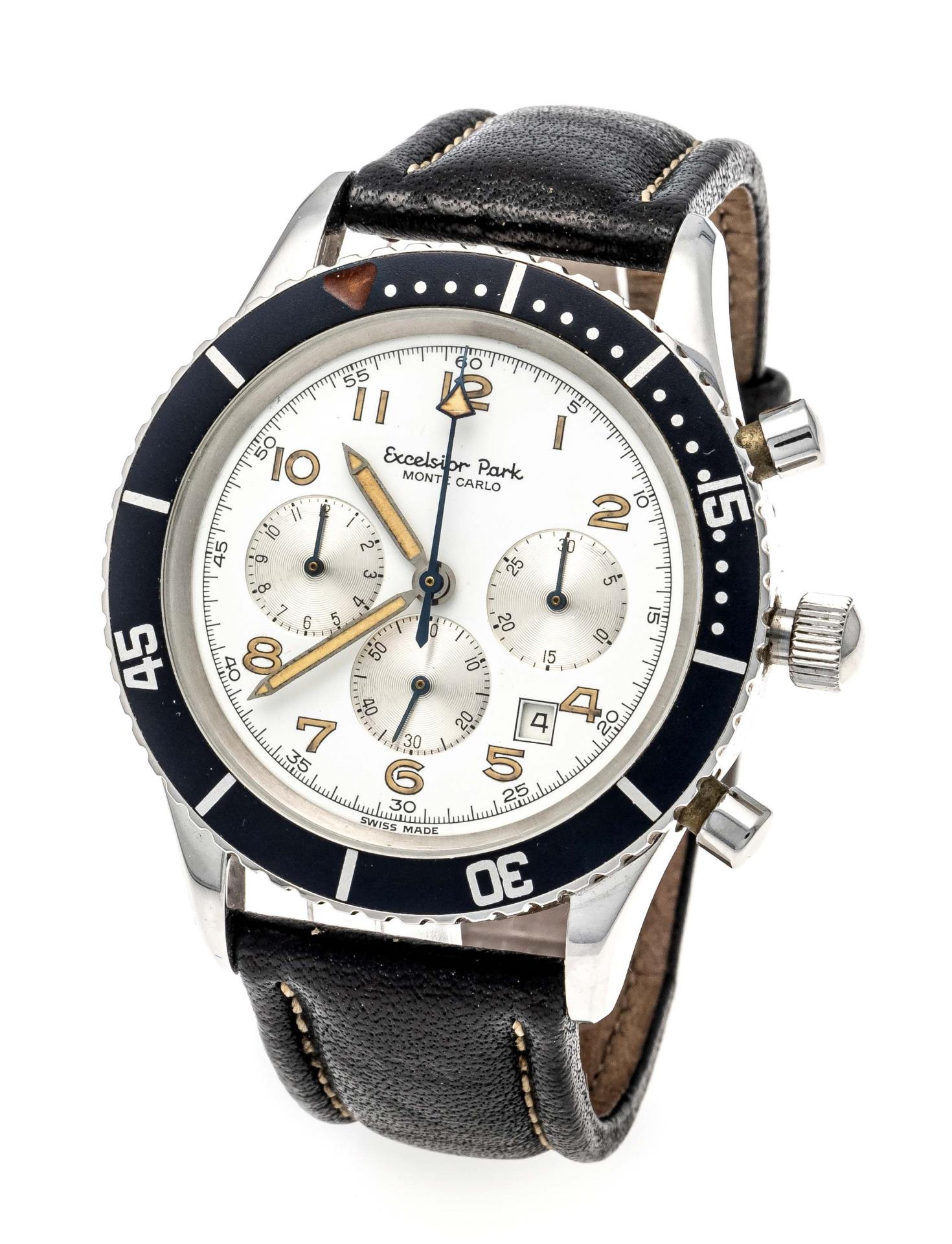 Excelsior Park 7740 43mm Stainless steel White-1