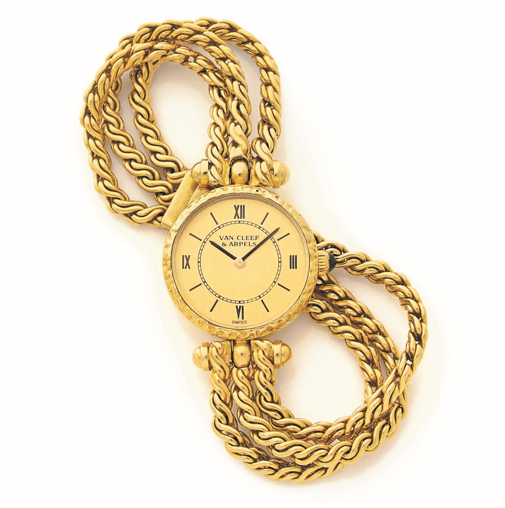 Van Cleef & Arpels Pierre Arpels 22mm Yellow gold Champagne-1