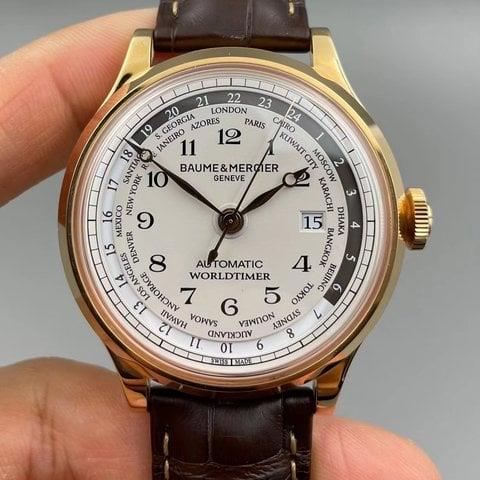 Baume & Mercier Capeland M0A10107 44mm Rose gold Champagne