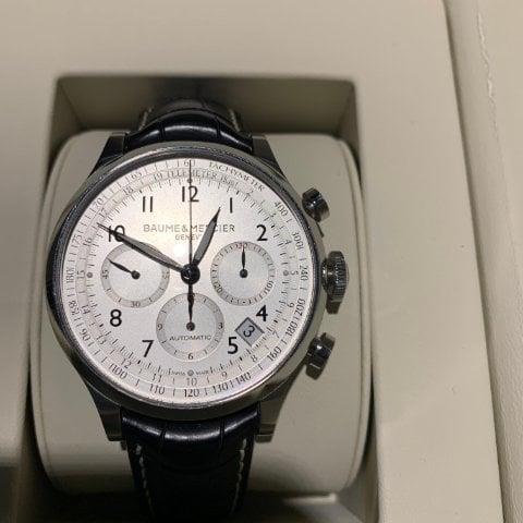 Baume & Mercier Capeland MOA10006 44mm Stainless steel White