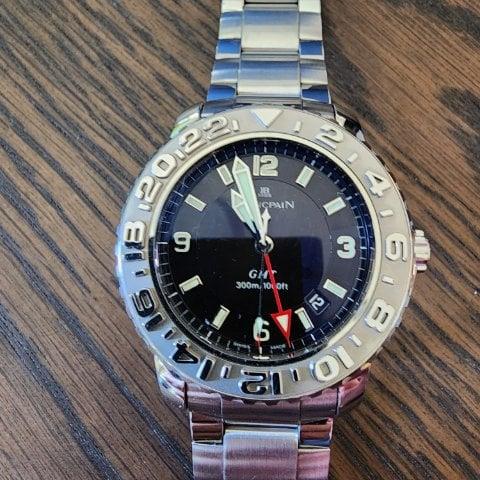 Blancpain Air Command 2285F 38mm Stainless steel Black