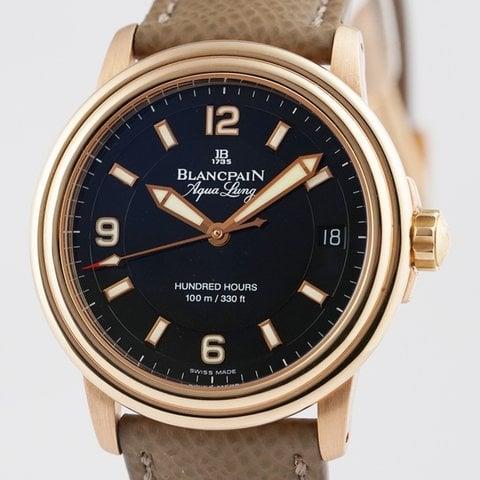 Blancpain Léman 2100-3630-64B Rose gold Black Dealer EveryWatch
