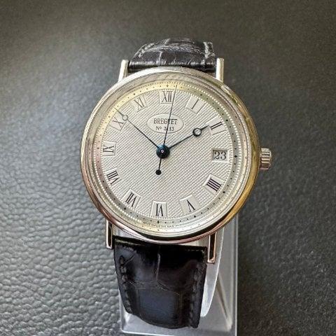 Breguet Classique 5910 35.5mm White gold Silver