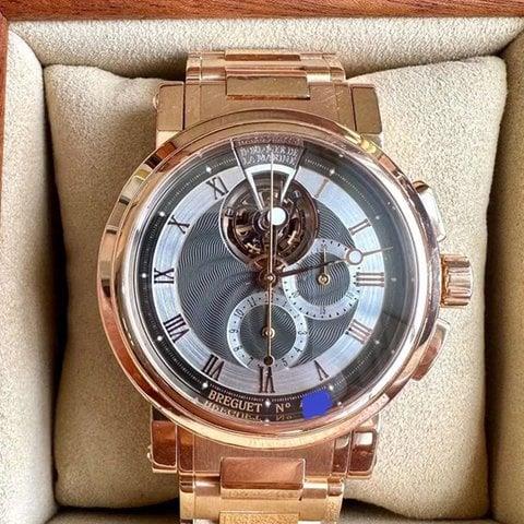 Breguet Marine 5837BR/92/RM0 42mm Rose gold Black