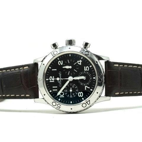Breguet Type XX - XXI - XXII 3800 39mm Stainless steel Black