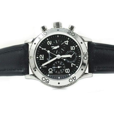 Breguet Type XX - XXI - XXII 3800 39mm Stainless steel Black