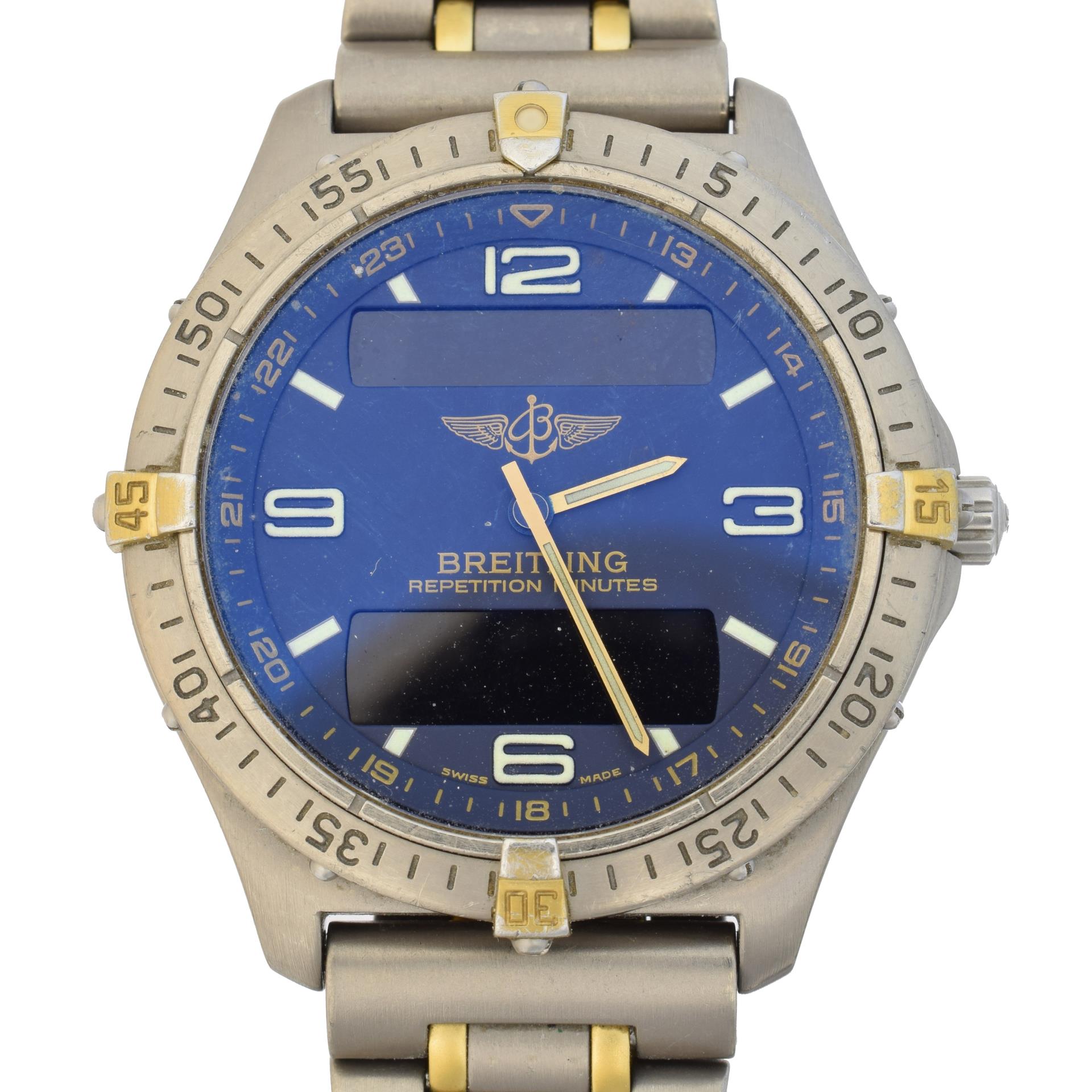 Breitling Aerospace F65062 40mm Titanium Blue-1