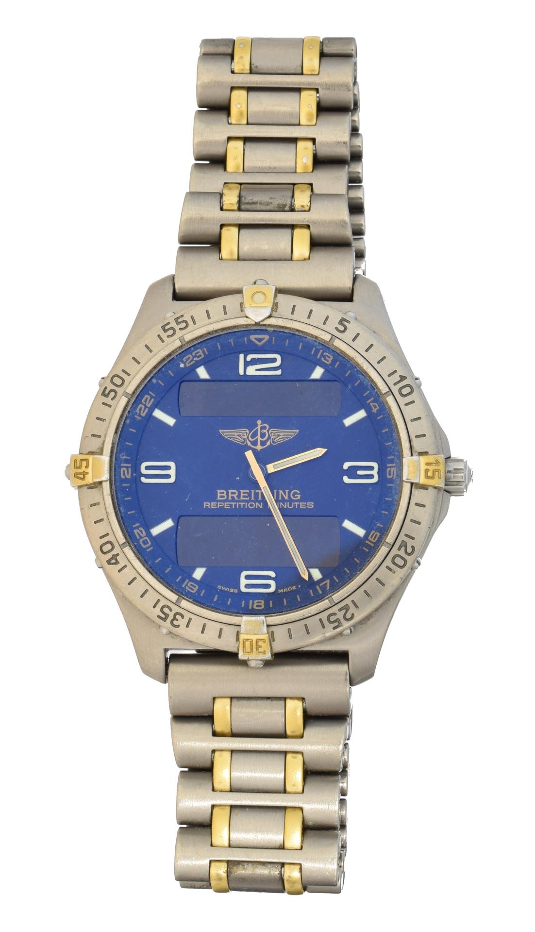 Breitling Aerospace F65062 40mm Titanium Blue 1
