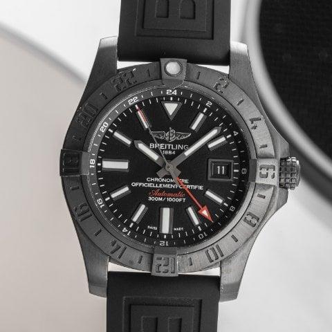 Breitling Avenger M3239010/BF04 43.5mm Stainless steel Black