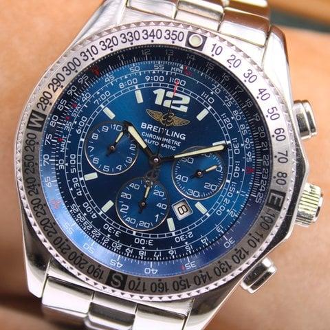 Breitling B-2 A42362 44mm Stainless steel Blue