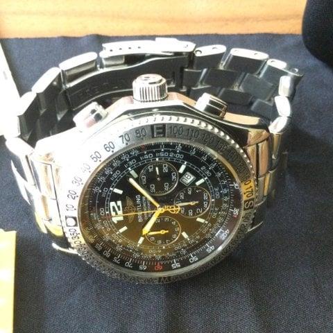Breitling B-2 A42362 44mm Stainless steel Black