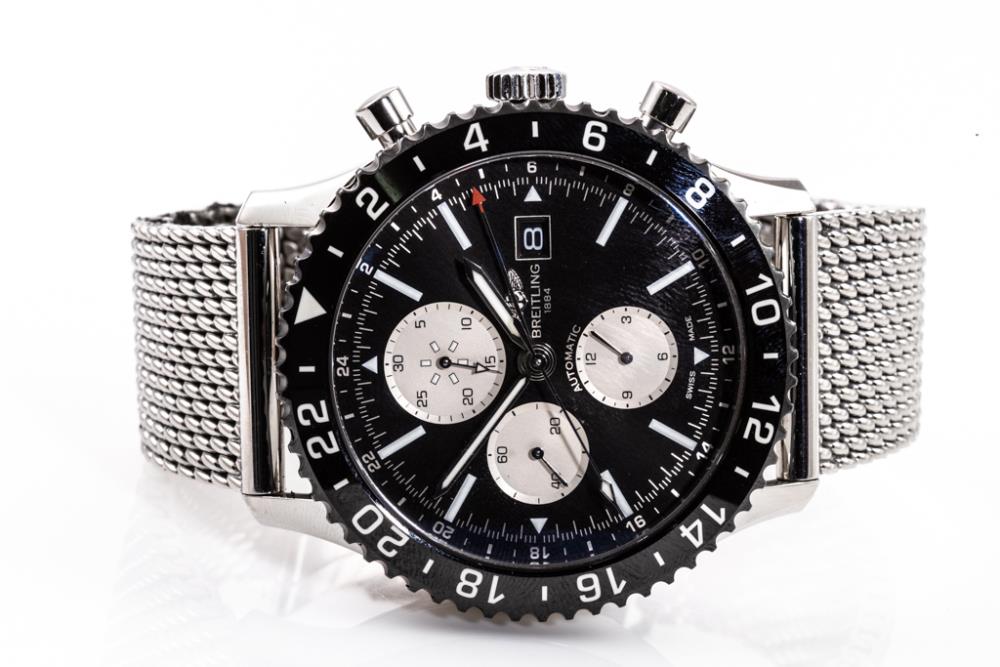 Breitling Chronoliner Y2431012/BE10 46mm Stainless steel Black-1