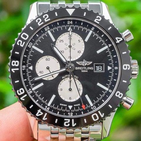 Breitling Chronoliner Y2431012/BE10 46mm Stainless steel Black