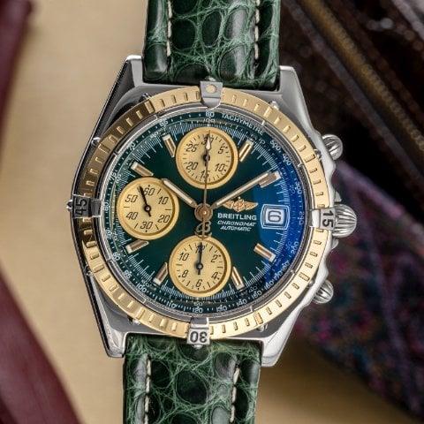 Breitling Chronomat D13050.1 39mm Stainless steel Green