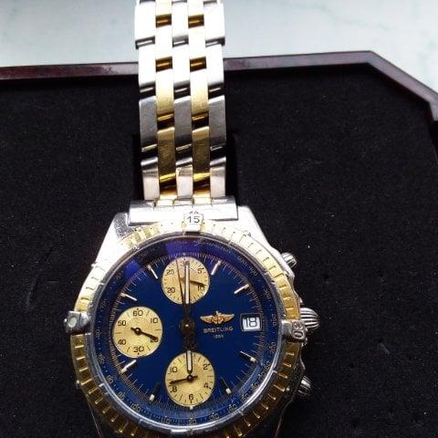 Breitling Chronomat D13050.1 39mm Stainless steel Blue