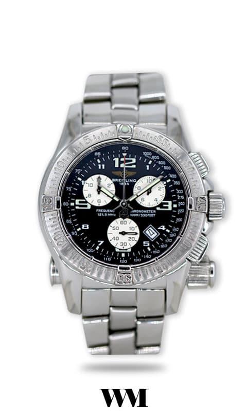 Breitling Emergency A73321 Stainless steel Black