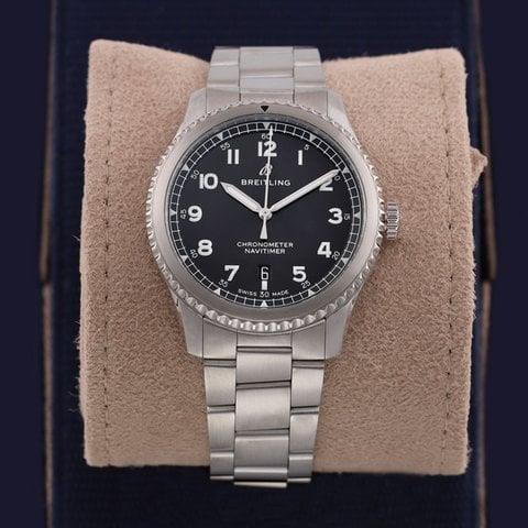 Breitling Aviator 8 A17314101B1A1 41mm Stainless steel Black
