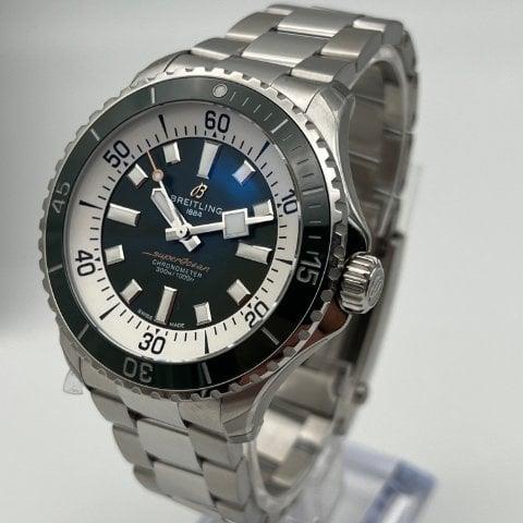Breitling Superocean A17376A31L1A1 44mm Stainless steel Green
