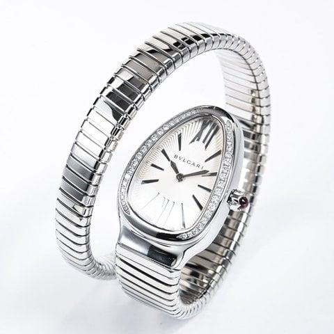 BVLGARI Serpenti SP35S Stainless steel Silver
