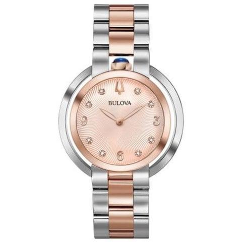 Bulova Rubaiyat 98P174 35mm Stainless steel Golden