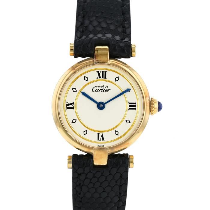 Cartier Must de Cartier Vendôme 59004 24mm Vermeil Cream-1