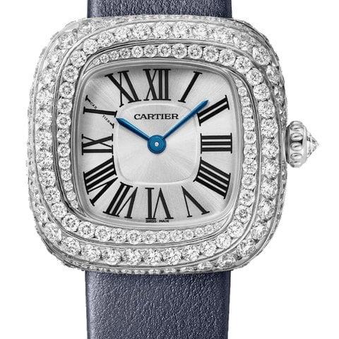 Cartier Coussin de Cartier WJCS0002 27.1mm White gold Silver
