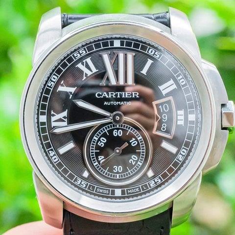 Cartier Calibre de Cartier W7100041 42mm Stainless steel Black