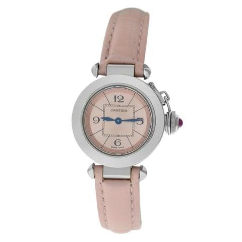 Cartier Pasha 2973 27mm Stainless steel Pink