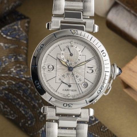 Cartier Pasha W31037H3/2388 38mm Stainless steel Silver