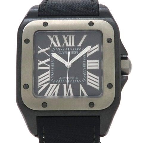 Cartier Santos de Cartier W2020010 41.3mm Stainless steel Black