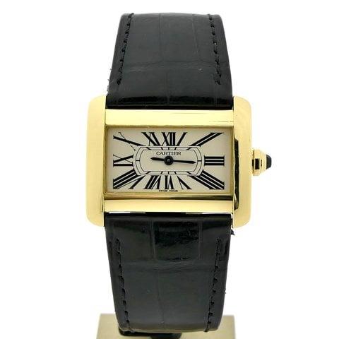 Cartier Tank 2601 32mm Yellow gold White