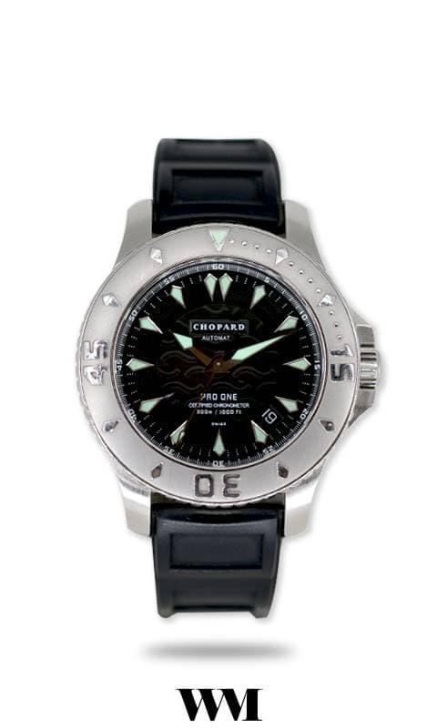 Chopard Black Mans 16/8912 Stainless steel Black